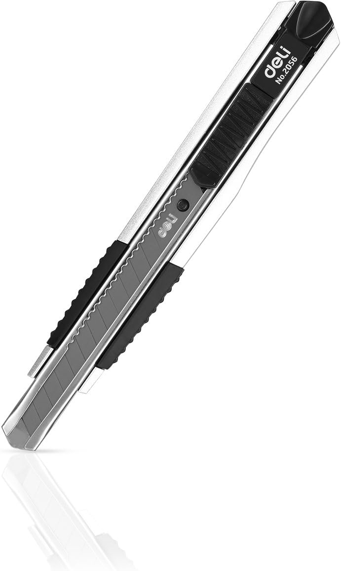 Deli Soft Touch SK5 Steel Blade Cutter with 13 Snap Blades- Pack Of 05 - Image 1